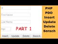PHP PDO  : How To Insert Update Delete Search Data In MySQL Using PDO In PHP [ with source code ] 1