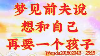 卢台长开示：梦见前夫说想和自己再要一个孩子Wenda20180204B   25:15