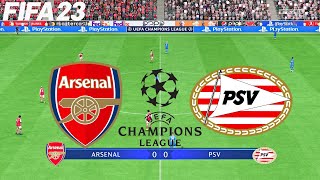 FIFA 23 | Arsenal vs PSV - Champions League UEFA - PS5 Gameplay