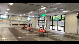 【旭ケ丘】駅周辺,バスターミナル,瞑想の松通り,【街の風景、散歩、walking、4K動画 】