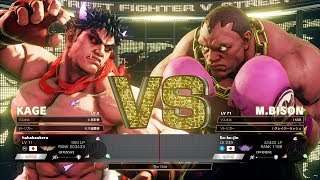 Daigo Umehara (Kage) vs Kokujin (Balrog)：ウメハラ（影ナル者）vs こくじん（バイソン）