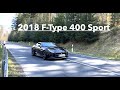 2018 Jaguar F-Type 400 Sport V6 Sound - winding road (fast drive)