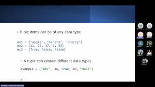 Variables and Data Types ( Tuple ) - 4th Session - Python Mastery Class - ProLab Academy