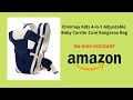 Chinmay Kids 4 in 1 Adjustable Baby Carrier Cum Kangaroo Bag