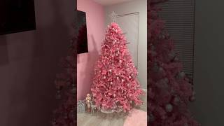 Pink Christmas Tree Decor | Decorate my Tree with me 🎄🩷 #pinkmas #pinkchristmas