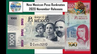 New Mexican Banknote Releases