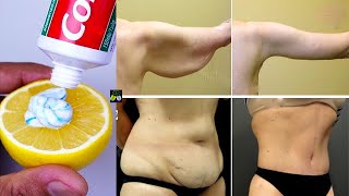 How to lose Belly Fat fast With Toothpaste and Lemon | Lose Belly Fat permanently | No Diet Exercise