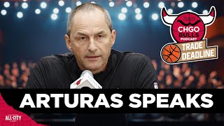 LIVE REACTION: Arturas Karnisovas Chicago Bulls press conference...\