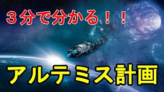 『アルテミス計画』有人月面着陸・火星探査まで視野に入れる計画とは【3分間説明】