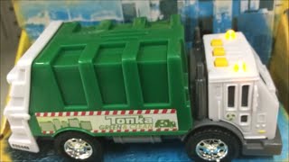 TONKA GREEN & CLEAN RECYCLING GARBAGE TRUCK TOY