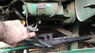 The John Deere 950 tractor will not start, maybe.