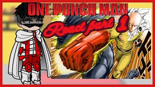 S-Class Hero's Reacts To Saitama[Opm react Saitama vs Cosmic Garou  part 1] (eng}  (rus}