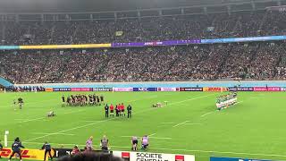 ハカ対アイルランドファン Haka v Ireland Fans Rugby World Cup 2019 in Tokyo Stadium