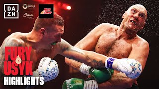 UNDISPUTED CHAMPION CROWNED | Tyson Fury vs. Oleksandr Usyk Fight Highlights (Ring of Fire)