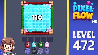 Pixel Flow Level 472 Solution Walkthrough