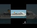 Costa Concordia (2005 vs 2012 vs 2017) #costacruises #costaconcordia #2005 #2012 #2017