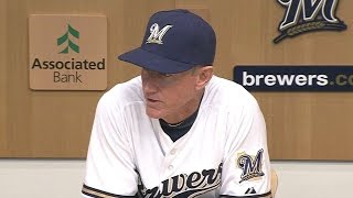 COL@MIL: Roenicke on Lohse's tough outing in opener