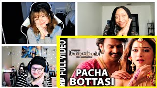 "Pacha Bottasi" Song REACTION!| BAHUBALI| Prabhas| Tamannah