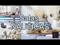 Estilos de decoración para renovación. Salas de estar estilo Náutico. Ideas para decorar salas.