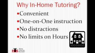 Home Tutoring Business - A great alternative to buying a franchise