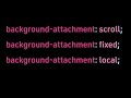 Coding for Beginners: Website Images #30— Background Attachment