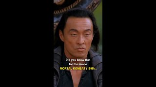 Did you know that for the movie MORTAL KOMBAT (1995)...