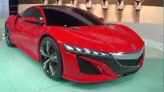 北京モーターショー2012 ACURA NSX \u0026 コンパニオン