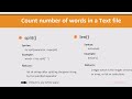 python program to count number of words in a text file