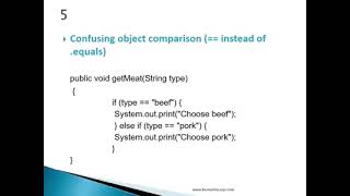 Top 10 Common mistakes Every #beginner #Java programmer Makes