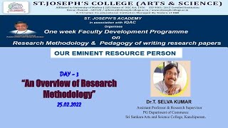 One week Faculty Development Programme day-3