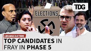Lok Sabha Elections 2024 : Top Candidates in the Phase 5 | Smriti Irani | Rahul Gandhi