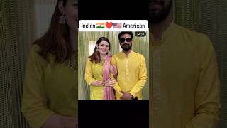 Indian 🇮🇳❤️🇺🇸 American couple #indiaamerica #indiausrelations #america #american #india