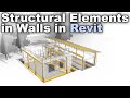 Structural Elements in Revit Walls - Revit Tutorial