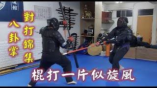 長棍打人啦! 八卦棍對打錦集_形意拳八卦掌【傳武兵擊實戰】_健棋道館