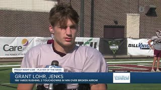 FNL Player of the Week: Grant Lohr, Jenks