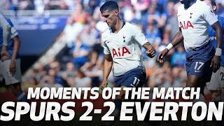 LUCAS, LAMELA AND LLORENTE | MOMENTS OF THE MATCH | Spurs 2-2 Everton