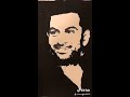 stencil art on malayalam actor prithviraj sukumaran