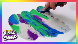 Kinetic Sand Painting and Colors ASMR | Kinetic Sand