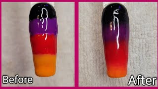 Ombre Nail Art  Step-by-Step Guide || ओम्ब्रे नेल आर्ट चरण-दर-चरण गाइड ||