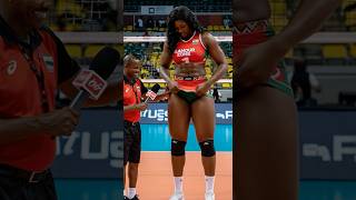 World's tallest female volleyball player in 🇺🇸#tallwoman #tallgirlfriend #volleyball #usa