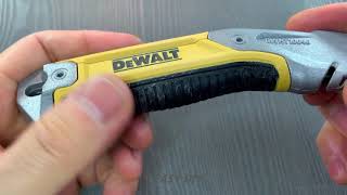 RELAXING DEWALT KNIFE REBUILT AND HOW IT WORKS