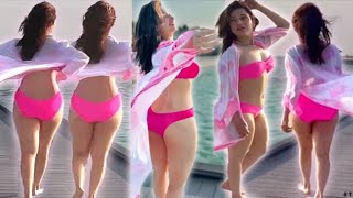 Tamanna Bhatia Bikini Video | Tamanna Bhatia Pink Bikini Review | Tamanna Bhatia