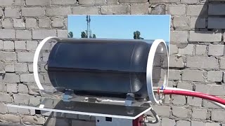 Innovative Solar hot water system for a city apartment