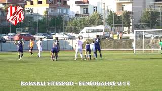 Serkan Akyüz'ün Fenerbahçe U19 müsabakasındaki gol görüntüsü