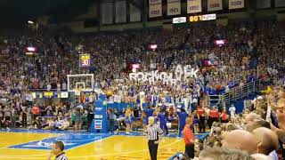Fans Go Wild Showing Their Support Ahead of Kansas College Basketball Game Part 1