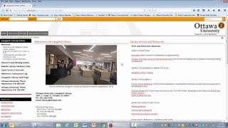Finding the Gangwish Library Website