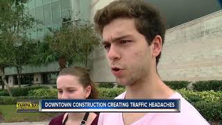 Downtown construction creating traffic headaches