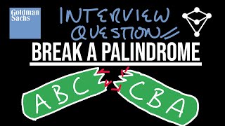 Goldman Sachs Coding Interview Question - Break A Palindrome - JavaScript
