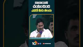 బాబాయిని చంపించింది ఎవరో మీకు తెలుసు| #cmjagan #chandrababu #tdpvsycp #proddatur #shorts