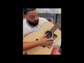 dj khaled plays beautiful intro on bob marley s guitar full version